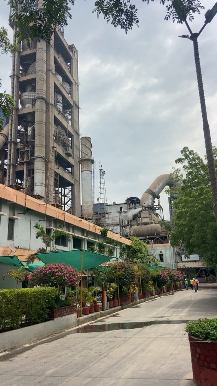 Cement plant material supply