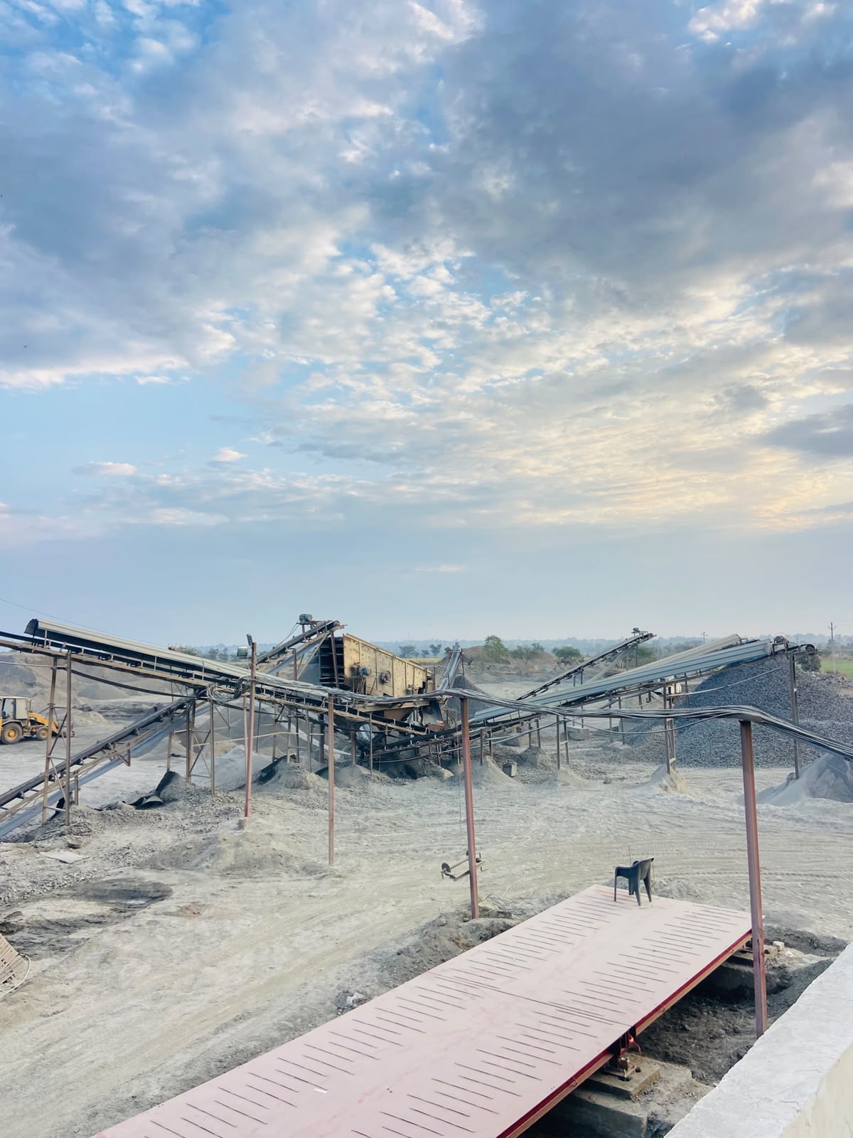 Limestone material processing